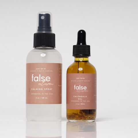 False Alarm Set - Womens Calendula Skin Oil & Spray