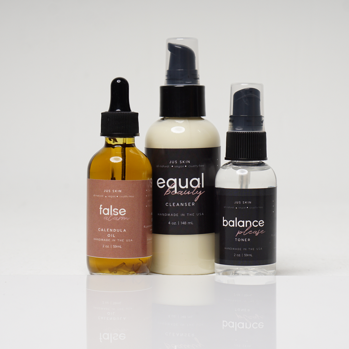 Equal Beauty Deluxe Oil Set - Womens Sensitive to Normal Skin